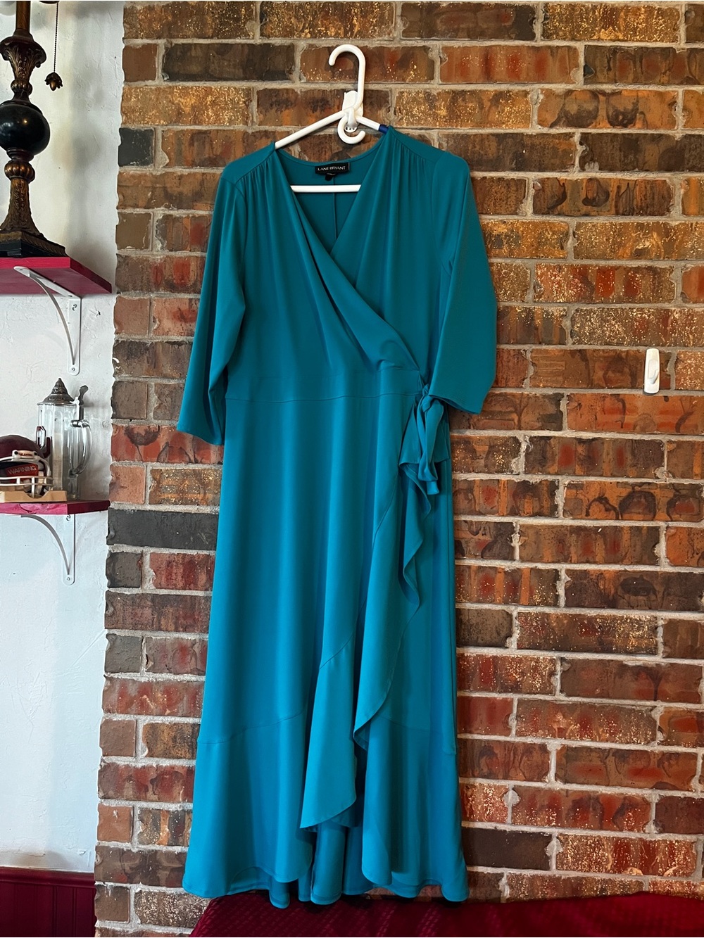 Lane Bryant Women’s Teal Maxi Dress Size:14/16